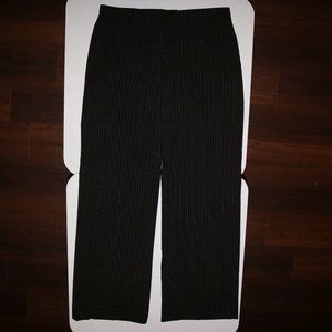 Larry Levine Pin Striped Stretch Pants 32x32 Sz 10